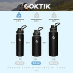 Sports Water Bottle 32oz, Insulated Water Bottle - Image 2