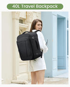 LOVEVOOK 40L Travel Backpack for Women & Men, Airline Approved Carry On Backpack - Image 2