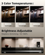 6Pack 16inch Under Cabinet Lighting, Rechargeable Motion Sensor Light Wireless - Image 5