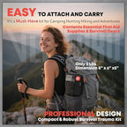 242 Piece First Aid & Survival Kit – Molle Pouch IFAK, 1000D Nylon, Color-Coded - Image 7