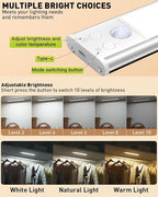 SZOKLED Motion Sensor Light Indoor, Closet Lights Rechargeable Battery Operated - Image 5
