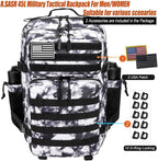 45L Tactical Backpack for Men Women, Military Assault Pack - Image 2