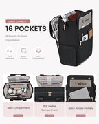 LOVEVOOK Laptop Backpack for Women, 15.6 Inch Work Laptop Bag - Image 2