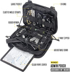 WYNEX Tactical Molle Admin Pouch of Double Layer Design, Admin Pouches Molle - Image 2