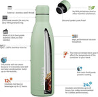 BJPKPK 25oz Insulated Water Bottle Double Wall Vacuum Insulated Stainless Steel - Image 3
