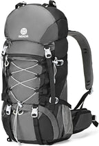 60L Hiking Backpack, Water Resistant Camping Backpack by NEHOR