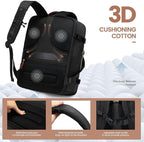 LOVEVOOK 50L Travel Backpack Carry On Airline Approved, Large Backpack - Image 8