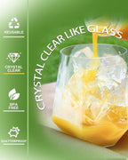 Maaacute 40 Pack Plastic Stemless Wine cocktail Whiskey Champagne Glasses - Image 5
