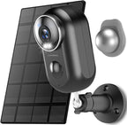 ZUMIMALL Solar Security Cameras Wireless Outdoor, 2K Outdoor Camera Wireless by ZUMIMALL