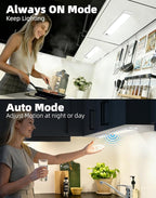 RUIKORING 8.5" Under Cabinet Lighting 6 Pack, 3 Colors, Motion Sensor Light - Image 6