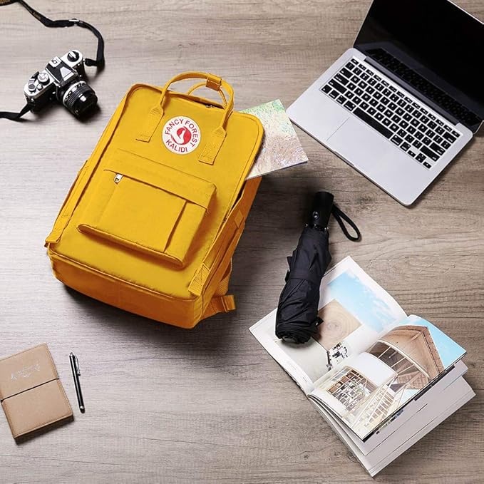 KALIDI Casual Laptop Backpack 15 Inches Classic Camping Rucksack Travel Outdoor - Image 6