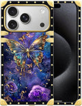 for iPhone 17 Pro Max Case Luxury Golden Decoration by Unknown