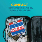 Be Smart Get Prepared 110 pc First Aid Kit: Clean, Protect Minor Cuts, Camping - Image 8