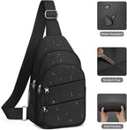 Tuwubi Crossbody Bags for Women, Sling Bag for Men, Small Hiking Backpack Anti - Image 5