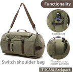 Men's backpack with large capacity, Fashionable travel style, Outdoor hiking bag - Image 2