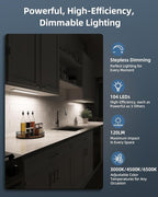 14.5-inch Under Cabinet Lights, Wireless Closet Light, Motion Sensor, 3500mAh - Image 2