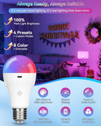 RGB WirelessGlow Rechargeable Light Bulbs - Image 2