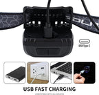 Outdoor Head Lamp, Rechargeable Type-C, 1000+ Lumens, IPX5 Waterproof Flashlight - Image 4