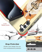 Compatible for Samsung Galaxy A16 5G Case, Dual Layer Heavy Duty 2 in 1 - Image 3