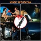 3Pack Rechargeable Flashlights High Lumens 9900FL, LED Flashlight Rechargeable - Image 7