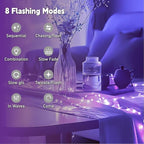 HXWEIYE Rechargeable Fairy Lights Battery Operated, DIY Timer & 8 Modes - Image 8