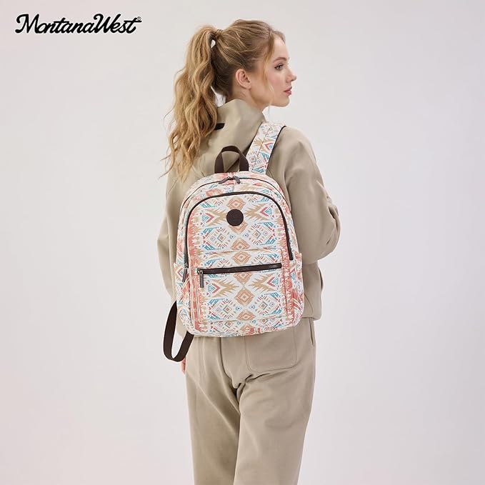 Montana West Backpack for Women Western Travel Backpack Purse Casual Daypack - Image 2
