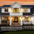 Upgraded Motion Sensor Outdoor Wall Light, Large Size Dusk to Dawn Porch Light - Image 7