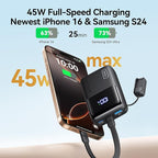 INIU Mini Portable Charger, Small 45W PD Power Bank, 10000mAh USB C in&Out Fast - Image 3