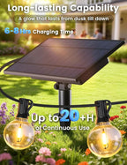 Brightever 120FT Solar String Lights Outdoor - Image 3