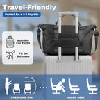 Weekender Duffel Bags for Women， Travel Totes Bag for Airplane Essentials - Image 2