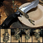 Handmade Lanyards with Brass Beads – Paracord 550 Survival Gear Leash - Image 2
