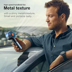 Handheld Fan, Portable Turbo Fan, Powerful Personal Fan, USB Rechargeable Mini - Image 6