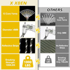 X XBEN Paracord Reflective 1000lb, 50/100/200/500/1000ft 4mm, 13 Strand - Image 3