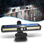 Clip On Solar Motion Lights Outdoor Waterproof, 1 Pack Motion Sensor Outdoor by SunlightEncounter