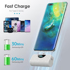 Mini Portable Charger 5200mAh Power Bank, 3A PD USB C Cell Phone Portable Power - Image 2