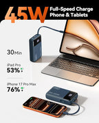 INIU 20000mAh Power Bank, Small Portable Charger, 45W PD Fast Charging Battery - Image 2