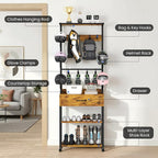 Kikihouse Freestanding Floor Mounted Helmet & Gear Storage Rack, Adjustable - Image 4