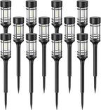 LETMY 12 Pack Solar Pathway Lights Outdoor, Solar Lights Outdoor Waterproof IP65 - Image 2