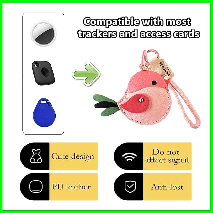 Leather Keychain Holder Case Compatible - Image 3