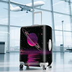 ANNA QUEEN Cosmic Purple Saturn Luggage Cover-Stretchable, Water Resistant & - Image 9