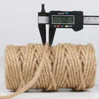 PerkHomy 5mm Jute Rope 105 Feet Twisted Heavy Duty and Thick Twine Rope - Image 3