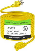 Outdoor Extension Cord Waterproof 100 FT, Flexible 100% Copper 3 Prong by UBOORY