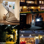MikeWin Motion Sensor Light Bulbs Outdoor 4 Packs 13W Security LED Bulb - Image 6