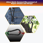 20PCS M8 Heavy Duty Carabiner Clip, 3Inch Snap Hook Quick Link Small Carabiner - Image 6