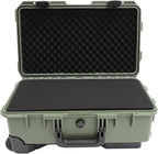 22" Weatherproof Hard Case Rolling Waterproof Case Dry Box - Image 3