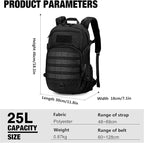 Mardingtop Small Tactical Backpack, Molle Hiking Backpack - Image 3