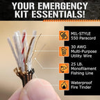 TITAN Survival Patented Paracord 550 - 25ft - Image 3