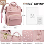 LOVEVOOK Leather Laptop Backpack - Image 5