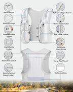 Zelvot Running Vest for Women Men, USA Original Patent, Adjustable Chest Straps - Image 5