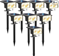 btfarm Solar Spot Lights Outdoor Waterproof, 8 Pack/3 Modes Motion Sensor Lights by btfarmdecorativelighting
